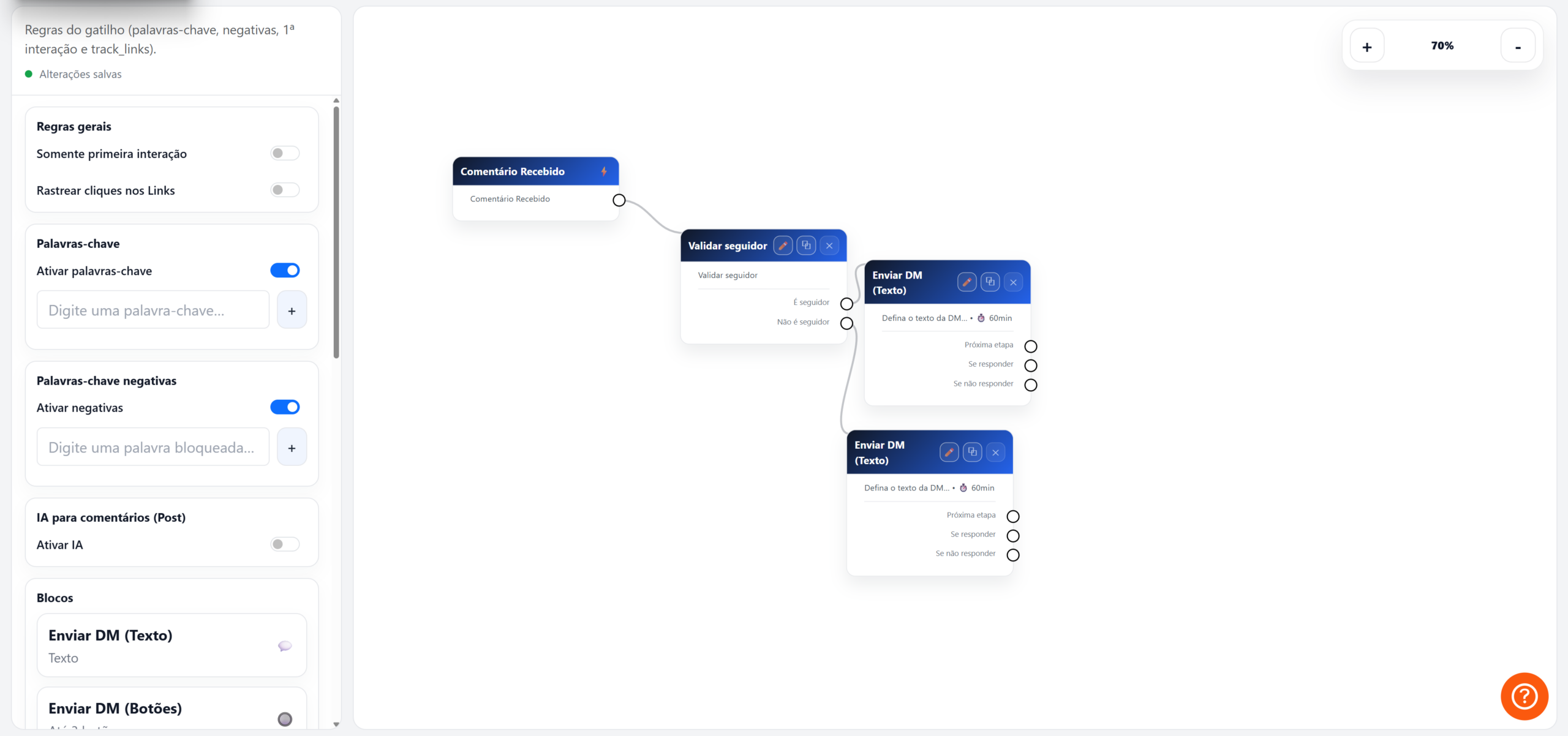 Flow path inviting non-followers to follow the profile