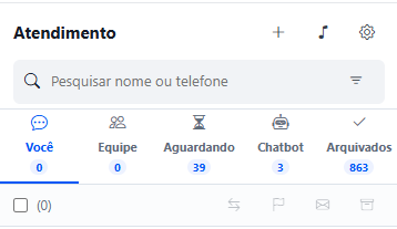 Chat ao Vivo da InfluenciMax com conversas e filas de atendimento